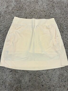 Athleta Women’s SoftPastel Yellow Skort - Lightweight Athletic Skirt